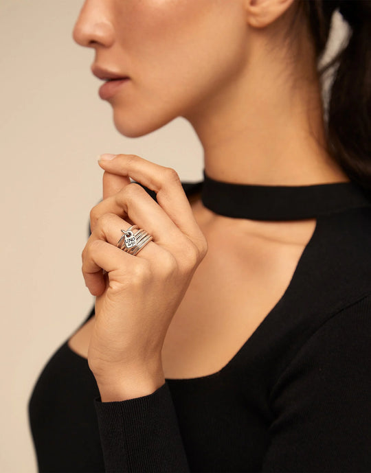Uno de 50 ring ANI0057MET M