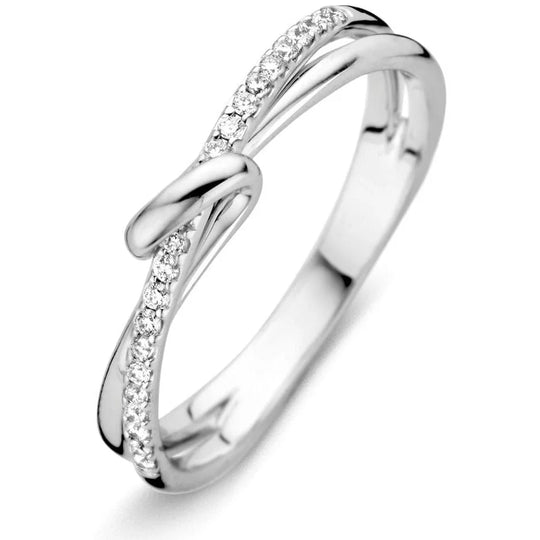 Witgouden ring met briljant 0.12 RP216271-56
