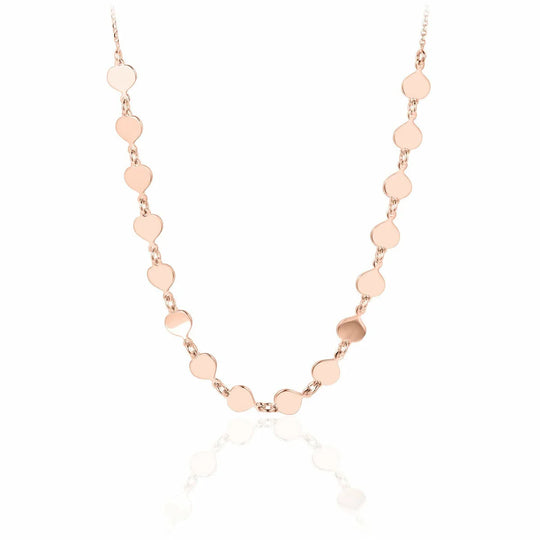Zilver vergulde ketting N1067R