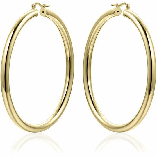Zilver vergulde oorringen KCI4/55Y
