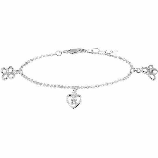 Zilveren armband bedel assortiment 13 + 2 cm