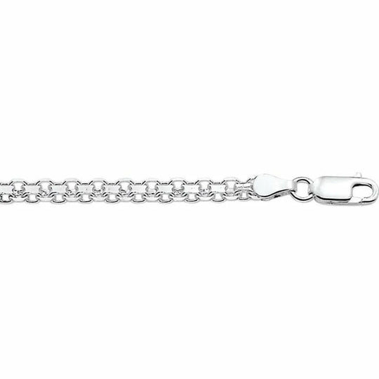 Zilveren armband bismarck 4,3 mm 19 cm