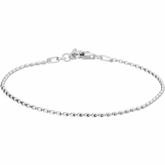 Zilveren armband bolletjes 1,5 mm 17 + 2 cm