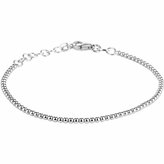 Zilveren armband bolletjes 2,0 mm 16 + 3 cm