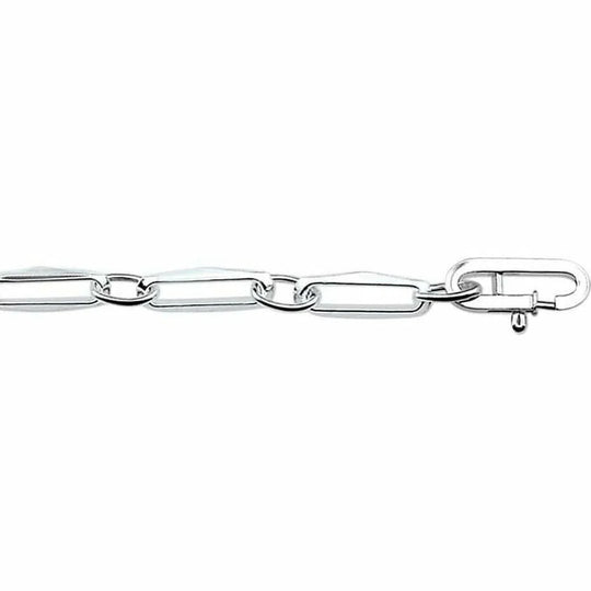Zilveren armband c.f.e. massief 4,5 mm 19 cm