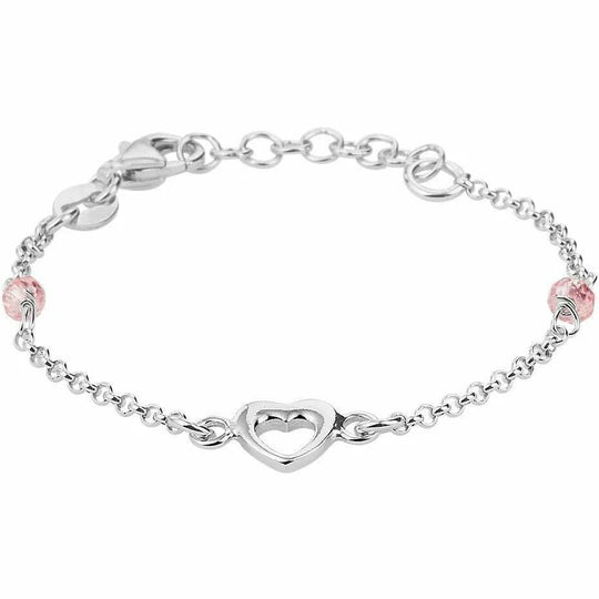 Zilveren armband hart 1,7 mm 11 + 2 cm