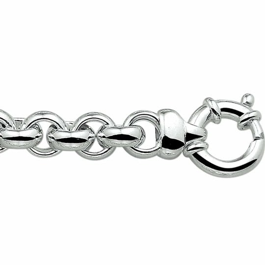 Zilveren armband jasseron 10mm