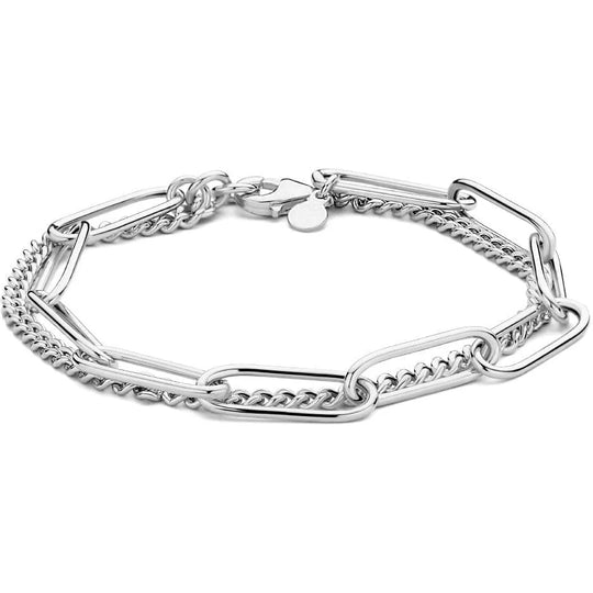 Zilveren armband paperclip 5,8mm