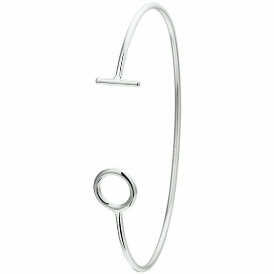 Zilveren armband spang 10 x 60 mm