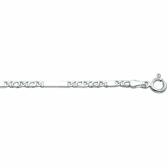 Zilveren armband valkenoog 2,5 mm