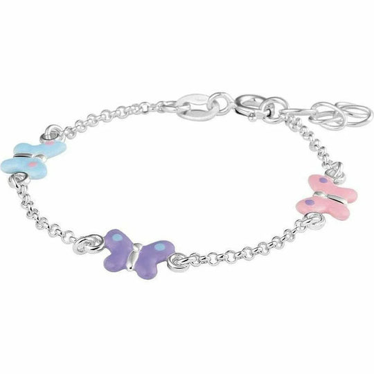 Zilveren armband vlinder 1,7 mm 13 + 2 cm