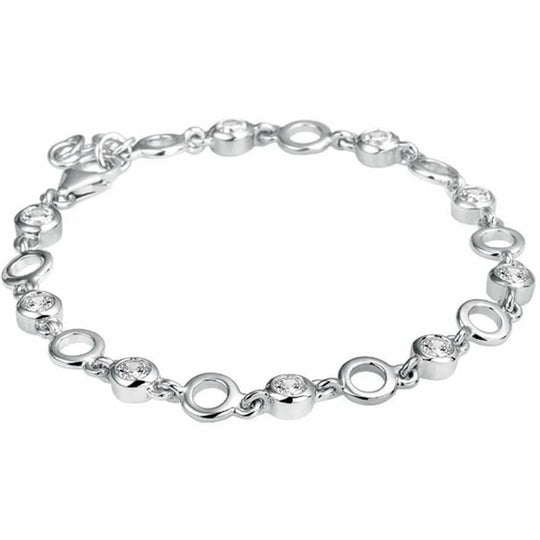 Zilveren armband zirkonia 6,2 mm 18 + 2 cm