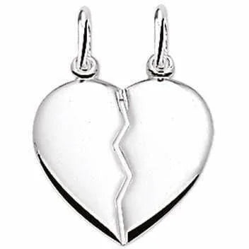 Zilveren breekhartje