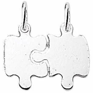 Zilveren breekplaatje puzzel