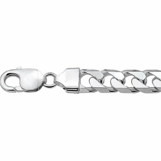 Zilveren collier geslepen gourmet 7,5 mm