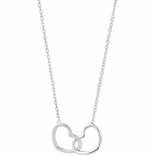 Zilveren collier hart 1,2 mm 40 + 5 cm