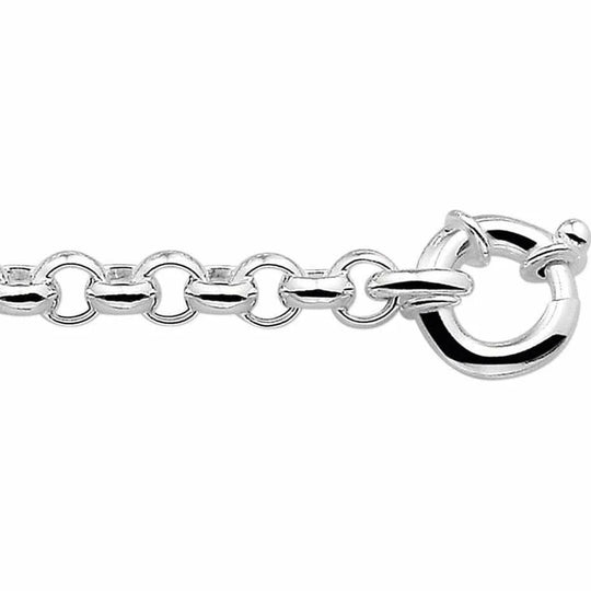 Zilveren collier jasseron 7 mm