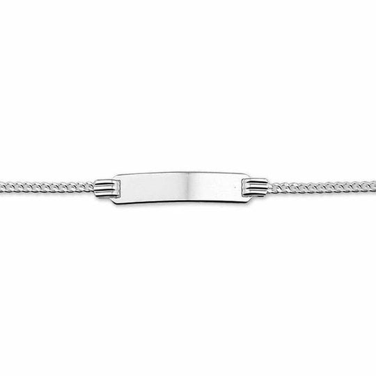 Zilveren graveerarmband gourmet 11 - 13 cm