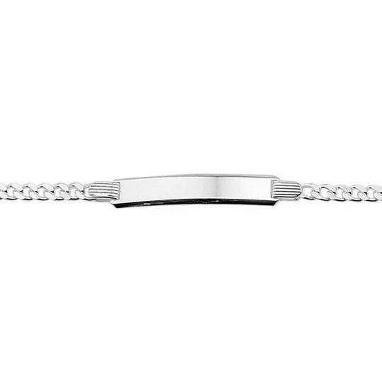 Zilveren graveerarmband gourmet 6 mm