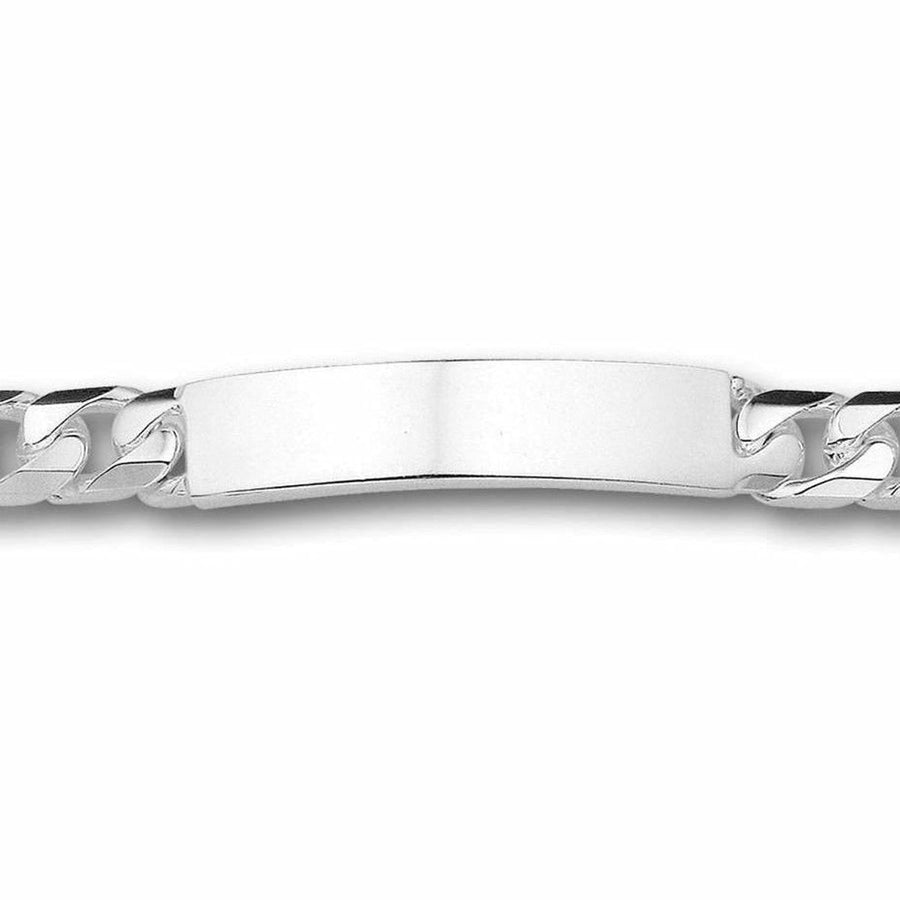 Zilveren graveerarmband gourmet 9 mm - Armbanden