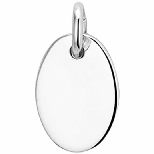 Zilveren graveerhanger