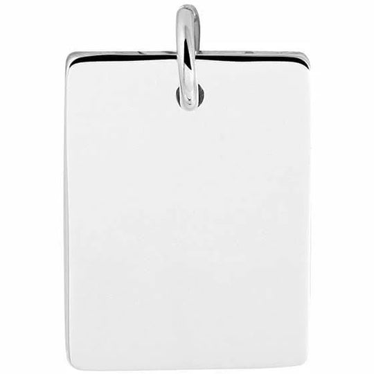 Zilveren graveerhanger