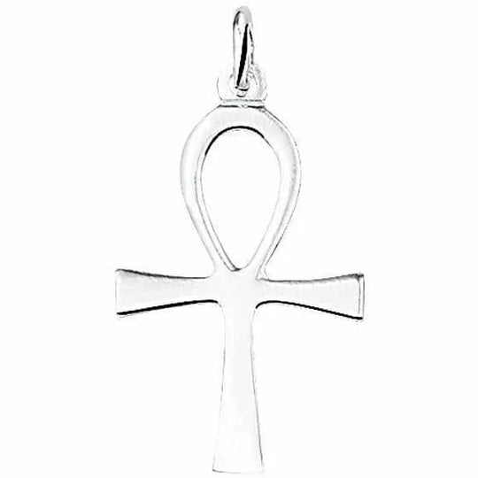 Zilveren hanger anch kruis