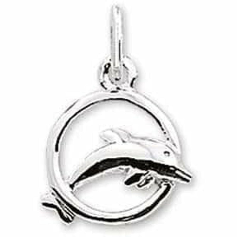 Zilveren hanger dolfijn - Hangers