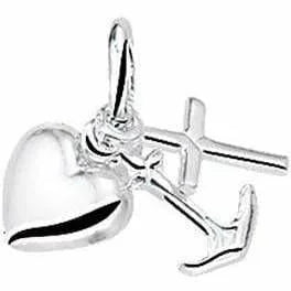Zilveren hanger geloof, hoop en liefde
