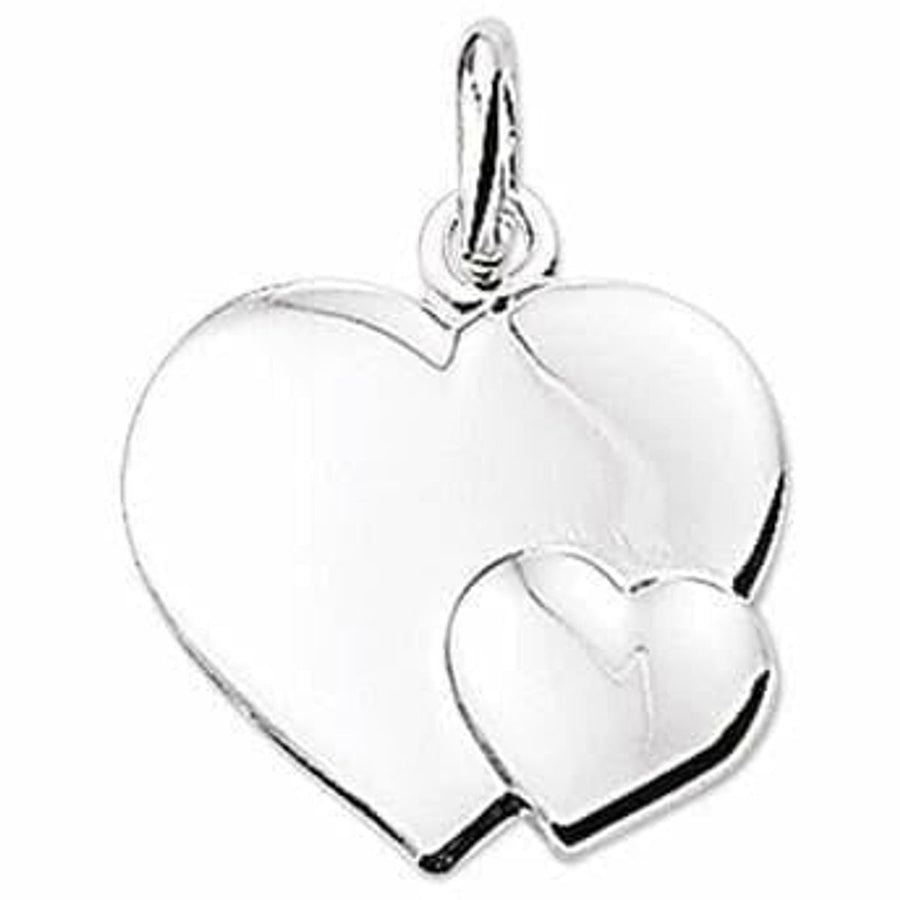 Zilveren hanger hart - Hangers
