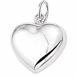 Zilveren hanger hart