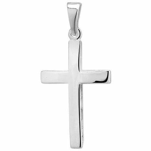 Zilveren hanger kruis