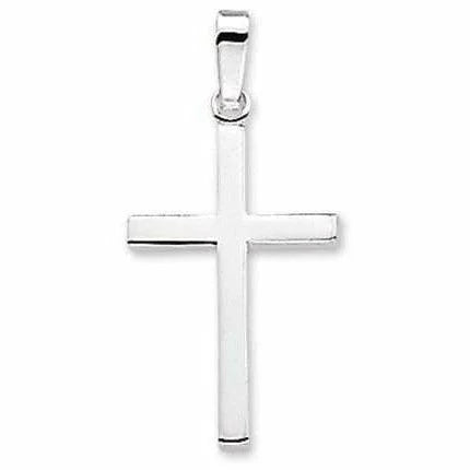 Zilveren hanger kruis