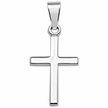 Zilveren hanger kruis