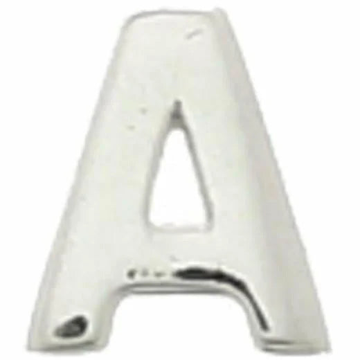 Zilveren hanger letter a