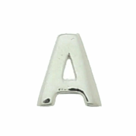Zilveren hanger letter