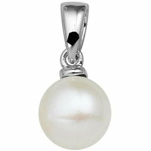 Zilveren hanger parel