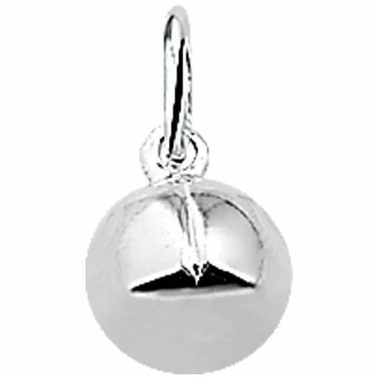 Zilveren hanger voetbal