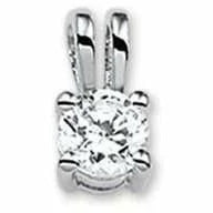 Zilveren hanger zirkonia