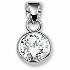 Zilveren hanger zirkonia
