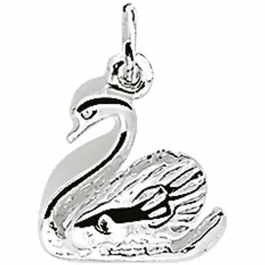 Zilveren hanger zwaan