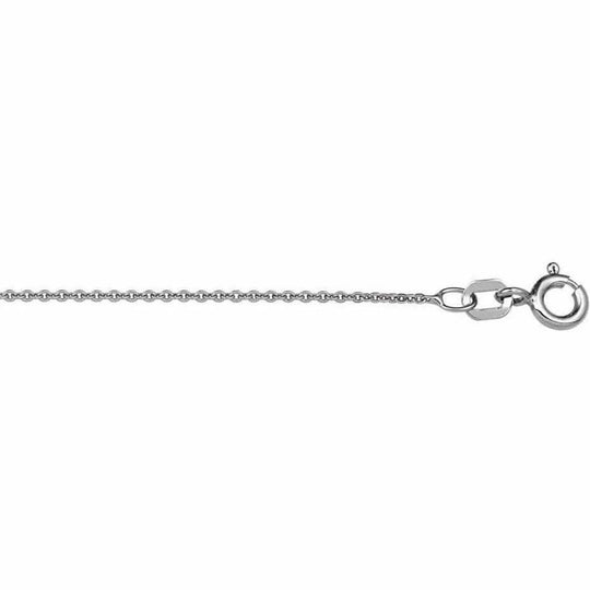 Zilveren ketting anker plat 1,2 mm 41 + 4 cm