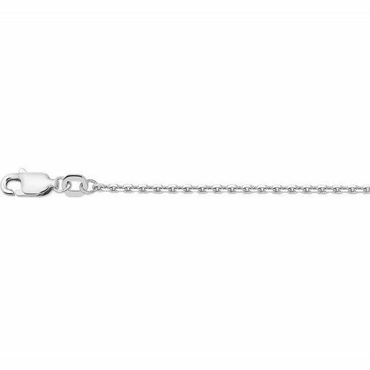Zilveren ketting anker plat 1,6 mm 41 + 4 cm
