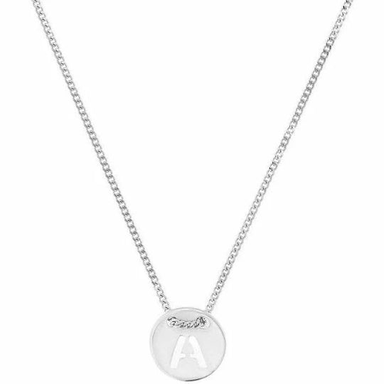 Zilveren ketting letter a 1,3 mm 41 + 4 cm
