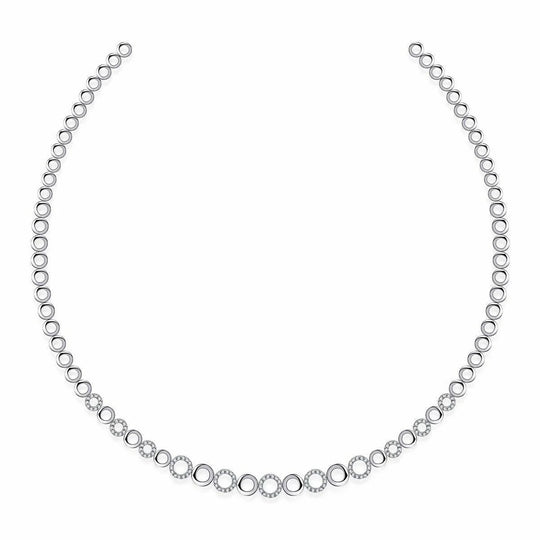 Zilveren ketting N913