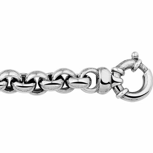 Zilveren ketting oxi jasseron 10,5 mm