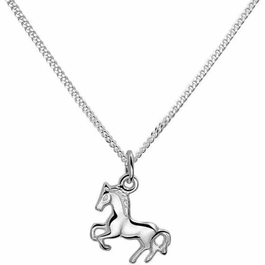Zilveren ketting paard 1,4 mm 36 + 4 cm - Kettingen
