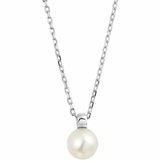 Zilveren ketting parel 1,1 mm 41 + 4 cm