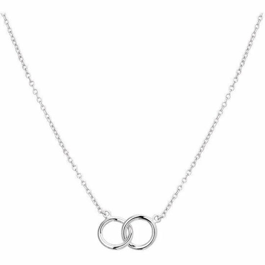 Zilveren ketting rondjes 1,2 mm 40 + 4 cm