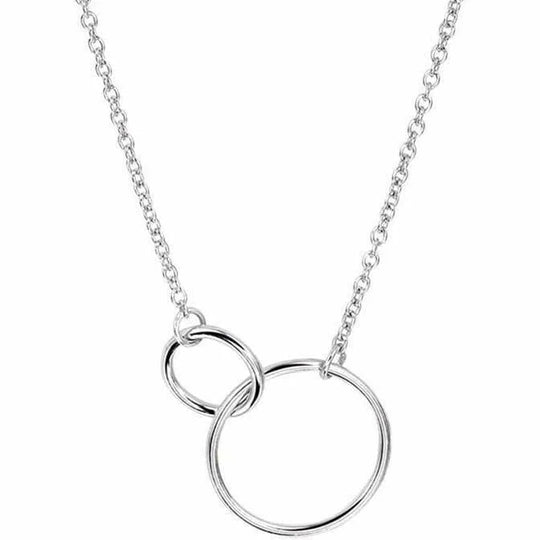 Zilveren ketting rondjes 1,2 mm 41 + 4 cm